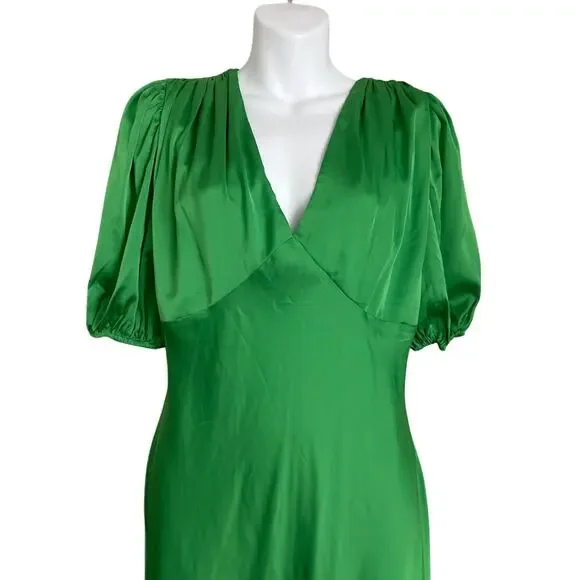 ALEXIA ADMOR Felicity Midi Dress Green Size 8 - Picture 3 of 6